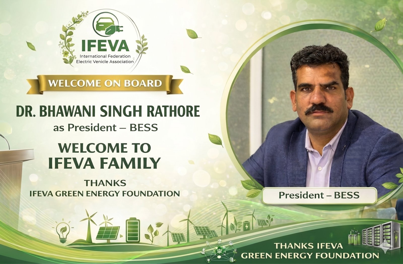 Executive Headshot - Dr. Bhawani Singh Rathore, Ph.D.